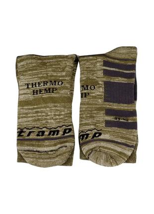 Шкарпетки демісезонні tramp з конопель utrus-006-melange, 39/426 фото