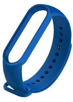 Ремешок для фитнес браслета becover silicone для xiaomi mi smart band 5 blue (705064) - топ продаж!2 фото