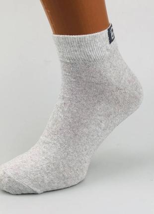 Шкарпетки чоловічі короткі демісезонні житомир g 27-29 розмір (41-44 взуття) світло-сірий2 фото