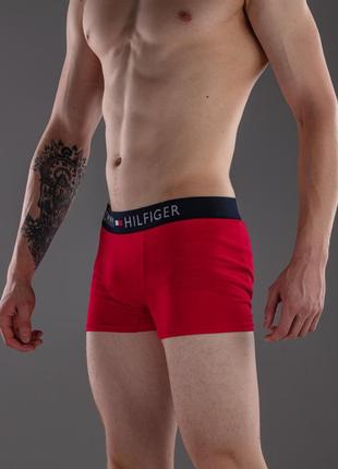 Чоловічі боксери подарунковий набір трусів 4 шт. tommy hilfiger н3062 в коробці бавовна th4 фото