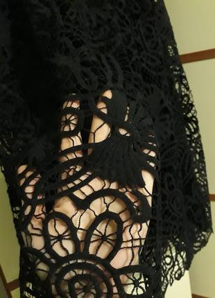 Стильное кружевное черное платье бренда y.a.s5 фото