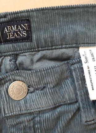 Трендовые вельветовые штаны, джинсы от armani jeans.5 фото