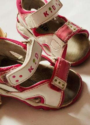 Дитячі сандалі, босоніжки на дівчинку, розмір 19, 201 фото