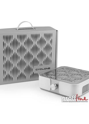 Вытяжка для маникюра cyclone x silver (мощность 60 w)6 фото