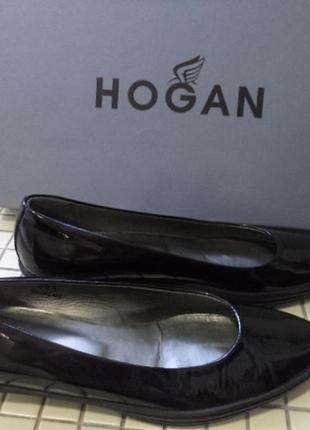 Туфли балетки лодочки  hogan  оригинал 36.5р