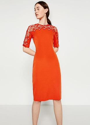 Яскраве, елегантне плаття zara, розмір m (по бірці 170/88а) .