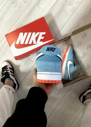 Nike sb dunk low club gulf 58/мужские кроссовки/мужские кроссовки5 фото