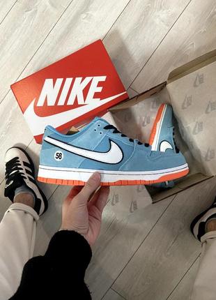 Nike sb dunk low club gulf 58/мужские кроссовки/мужские кроссовки2 фото