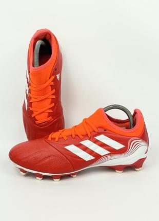 Бутси adidas copa sense.3 mg fy6190 шкіряні оригінал червоні розмір 401 фото