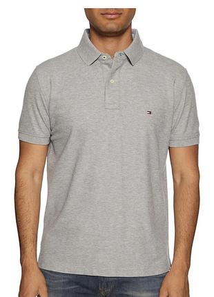 Поло мужская трикотажная стильная оригинал tommy hilfiger размер xl