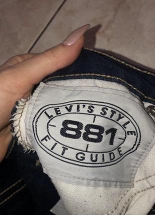 Levi's 881 высокая талия джинсы4 фото
