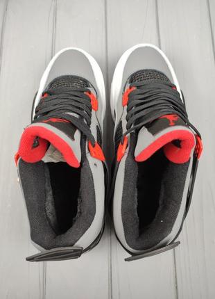 Nike air jordan 4 retro infrared winter8 фото