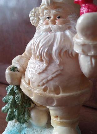 Санта клаус керамика сувенир статуэтка винтаж европа коллекционирования