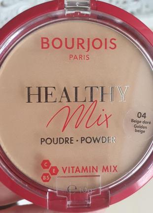 Bourjois healthy mix powder компактна пудра для обличчя5 фото