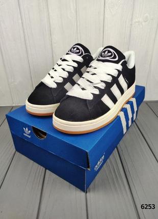 Adidas campus 00s black white5 фото