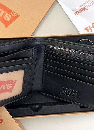 Новинка‼️
мужской брендовый кожаный портмоне levis + брелок2 фото