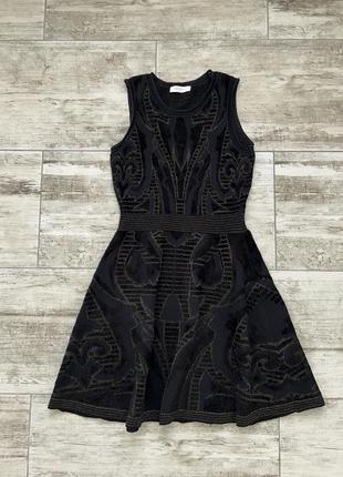 Sandro paris женское платье бутыля черное оригинал размер 2 m2 фото