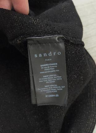 Sandro paris женское платье бутыля черное оригинал размер 2 m5 фото