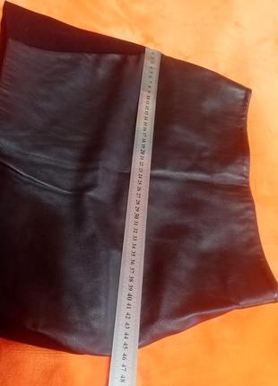 Черная мини юбка эко кожа обмен5 фото