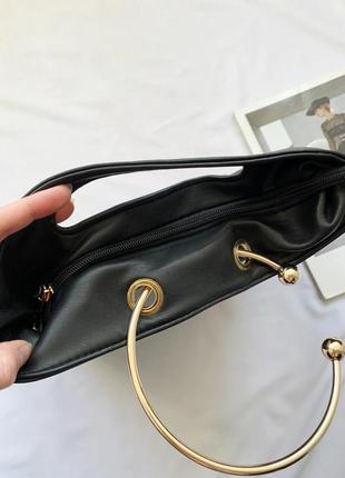 Сумка, сумочка, клатч, черная, missguided5 фото