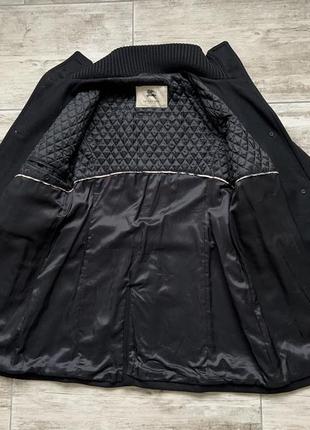 Burberry london женское пальто куртка шерстяная черное оригинал барбери6 фото