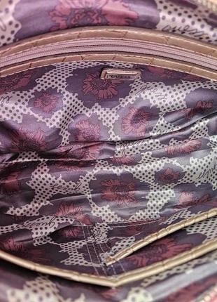 Guess сумка винтаж y2k satine boudoir pink and brown3 фото