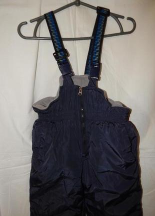 Зимові штани з підтяжками комбінезон2 фото