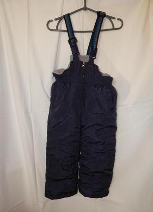 Зимові штани з підтяжками комбінезон3 фото