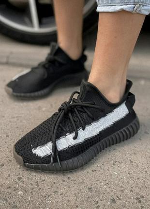 Кроссовки adidas yeezy 350 black reflections  кросівки