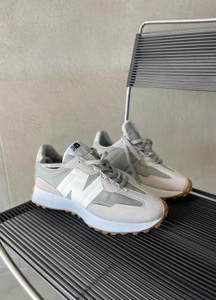 Кросівки new balance 327 beige green