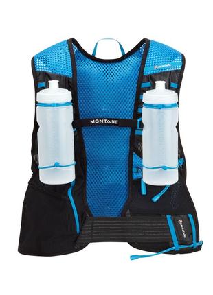 Рюкзак для бігу montane fang 5 vest розвантажувальна разгрузка жилет наплічник синій  розмір s/m