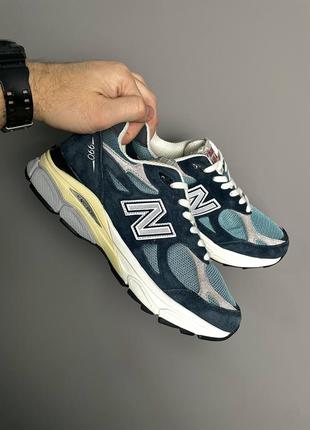 Кроссовки new balance 990v3 miusa teddy santis moonbeam