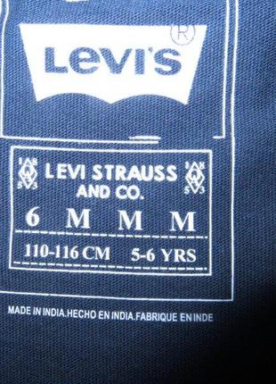 Бавовняна футболка levis на хлопчика 6 років бавовна3 фото