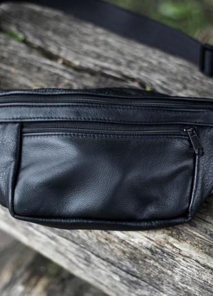 Кожаная бананка. лучшее качество на рынке. модель: 36164