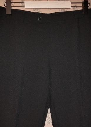 Мужские классические зауженные брюки черные на кант t&amp;w3 фото