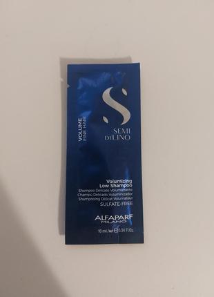 Бессульфатный шампунь alfaparf milano semi di lino volume volumizing low sulfate free shampoo1 фото