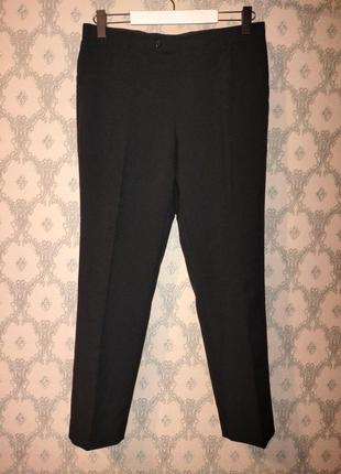 Мужские классические зауженные брюки черные на кант t&amp;w2 фото