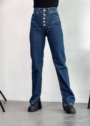 Трендовые джинсы с имитацией белья