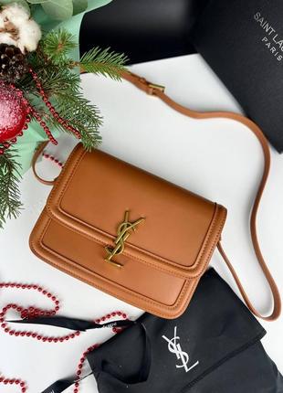 Сумка лоран медиум кожа люкс