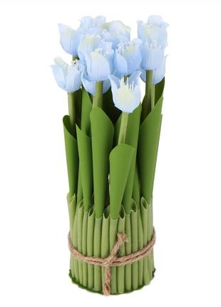 Букет тюльпанів, сині1 фото