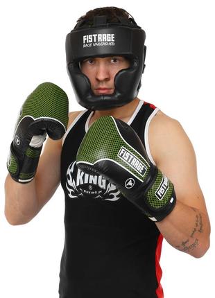 Перчатки боксерские fistrage 💣10-14 унций цвета в ассортименте