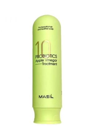 Бальзам від лупи з оцтом яблучним masil 10 probiotics apple vinegar treatment, 300 мл