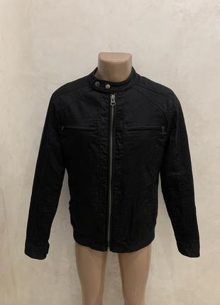 Куртка бомбер river island черная базовая massimo dutti zara