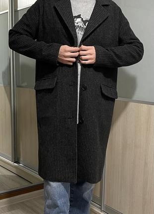 Трендовое демисезонное пальто кокон minimum размер 34 36 xs s
