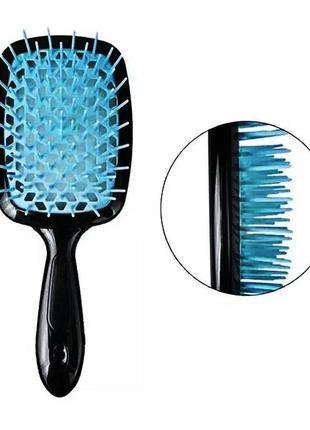 Расчёска superbrush для нарощенных волос. продувная