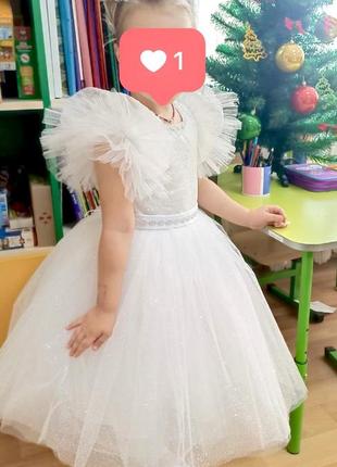 Детское шифоновое платье1 фото