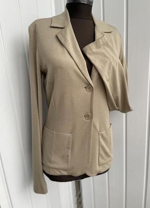 Шикарный трикотажный пиджак max mara7 фото