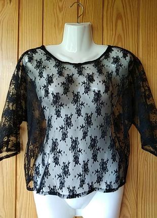Блузка ажурная