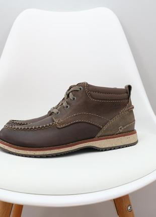 Кожаные ботинки clarks оригинал размер 42 (26.5 см)5 фото
