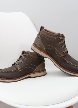 Шкіряні черевики clarks оригінал розмір 42 (26.5 см)4 фото